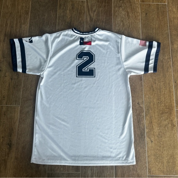 Champro Tigers Baseball Jersey White Blue #2 Men’s Adult Large Mesh MLB Style - Picture 2 of 7